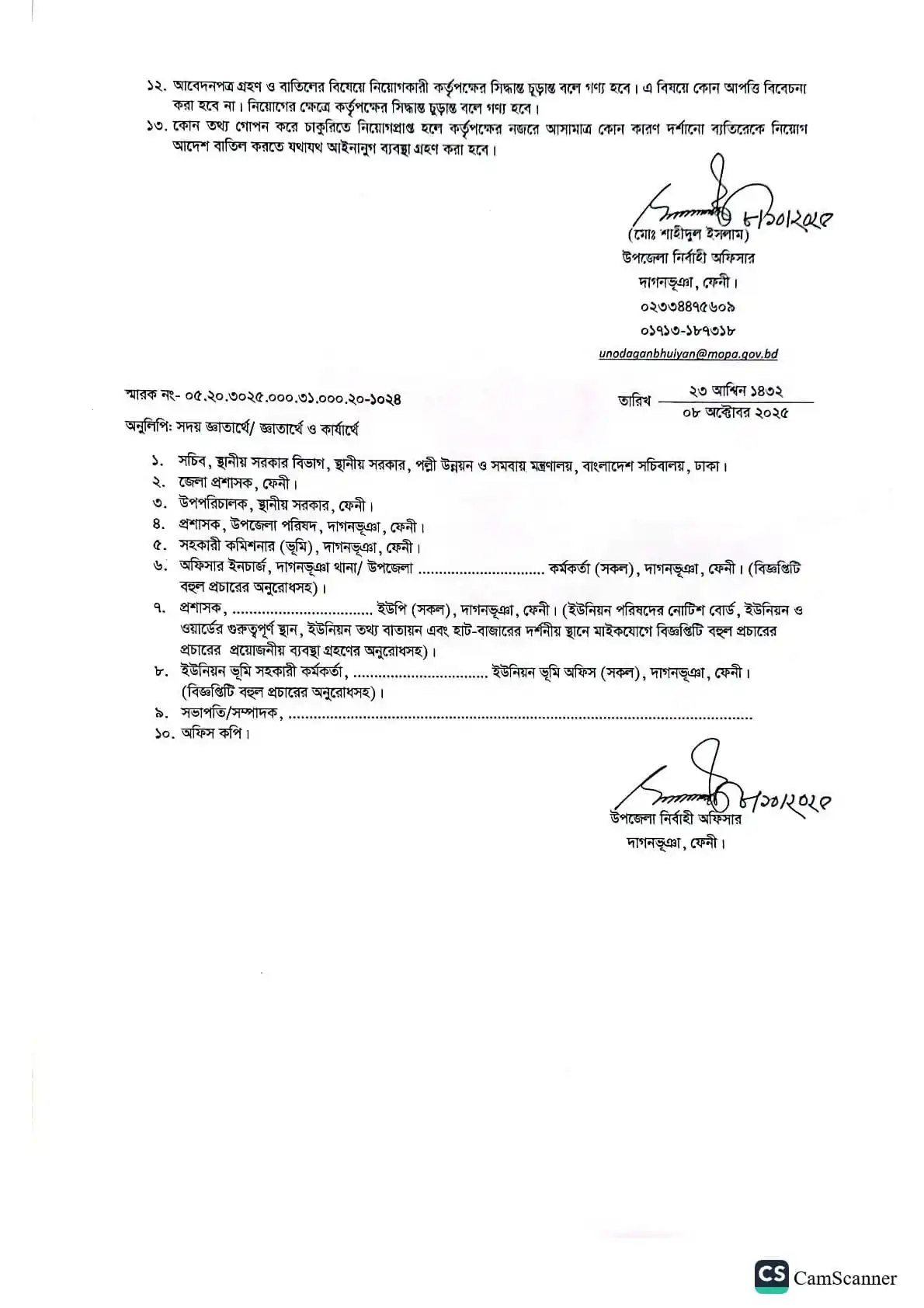 Moholladar Job Opportunity 2025