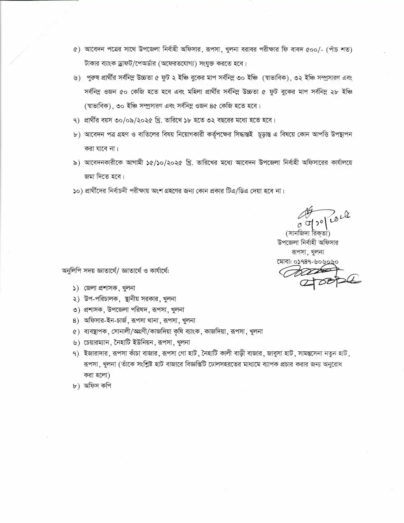 Moholladar Job Opportunity 2025
