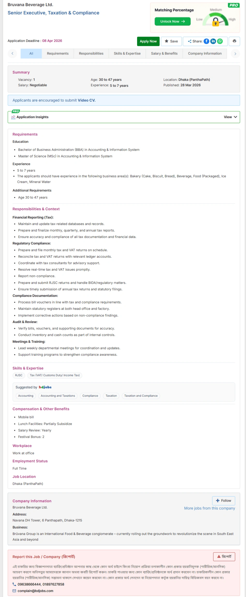 Bruvana Beverage Ltd Job Opportunities 2026