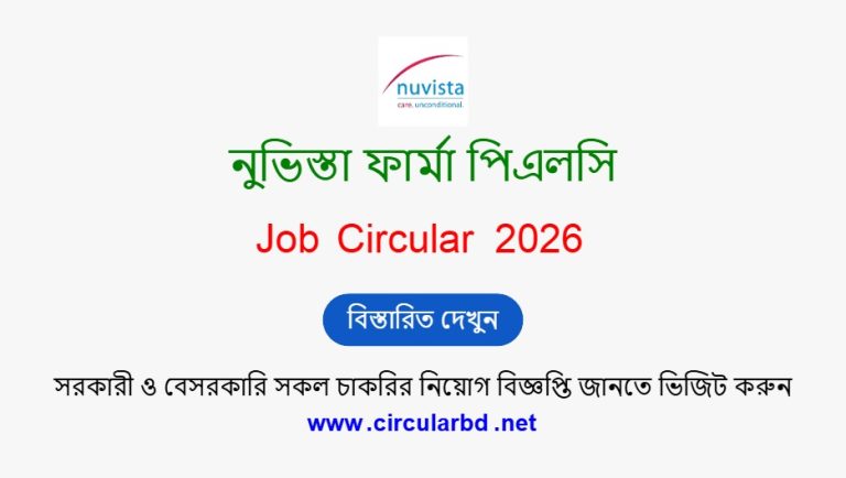 Nuvista Pharma Job Opportunities 2026
