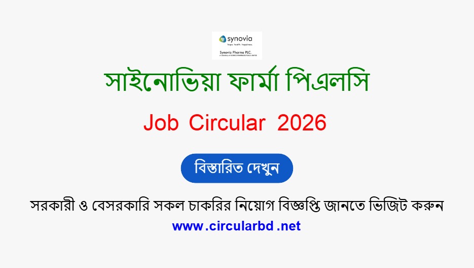 Synovia Pharma Job Opportunities 2026