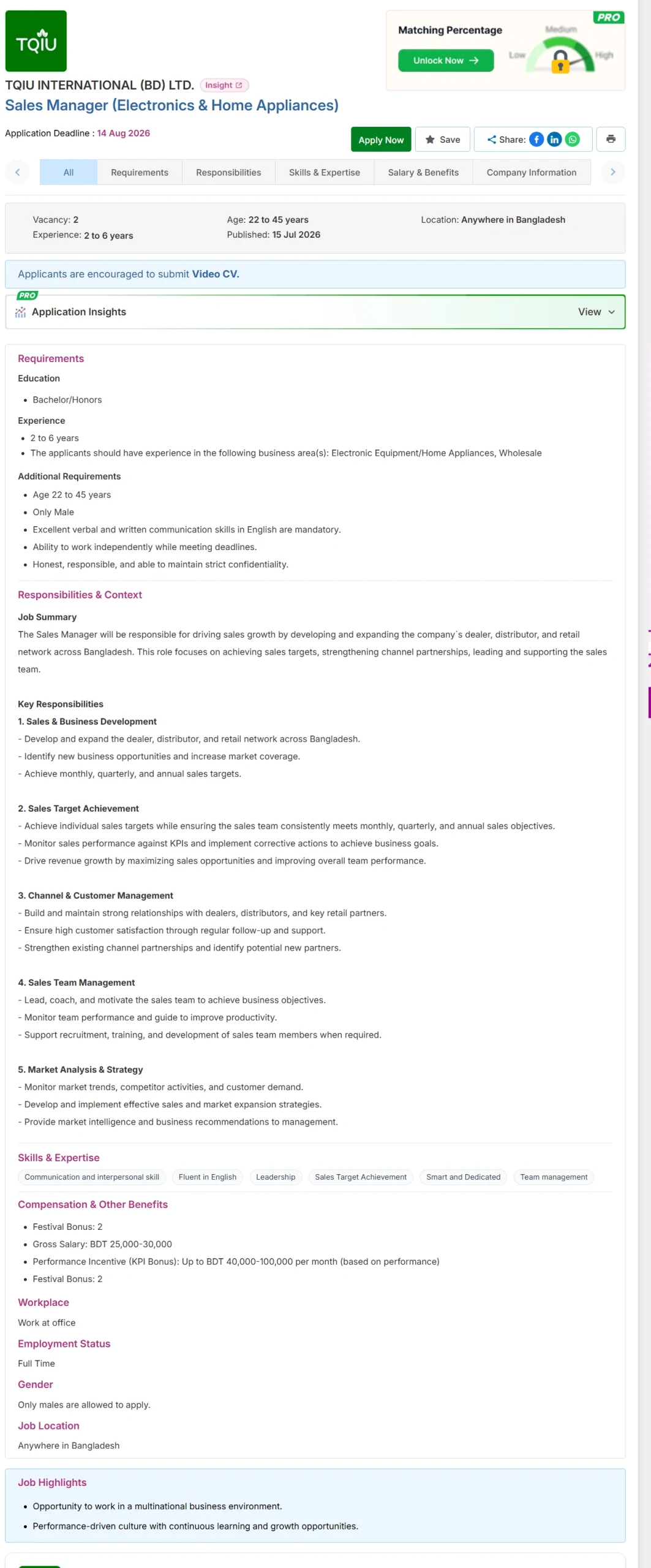 TQIU Job Opportunities 2026