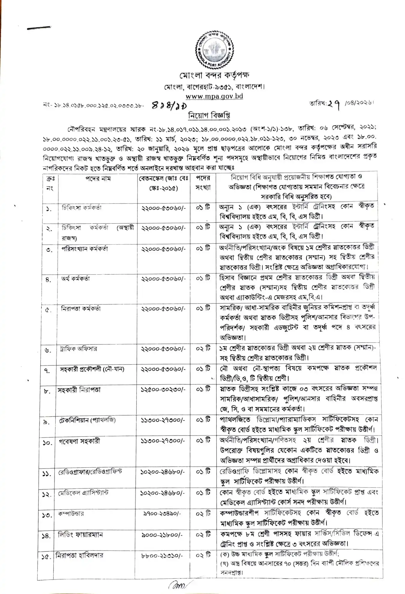 MPA Job Opportunities 2026