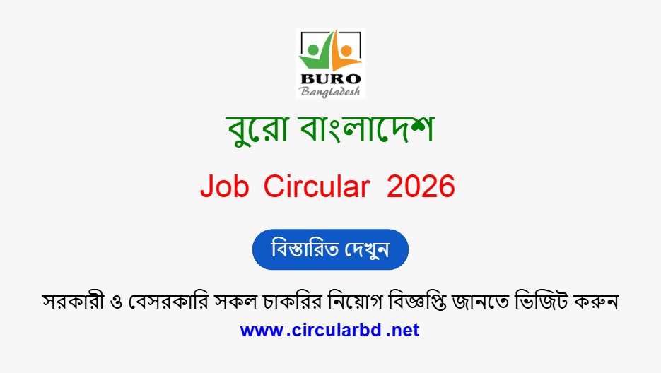 BURO Bangladesh Job Opportunities 2026