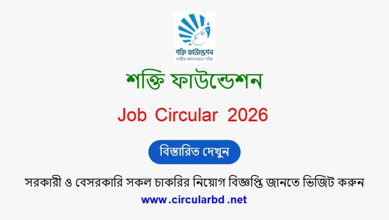 Shakti Foundation Job Opportunities 2026
