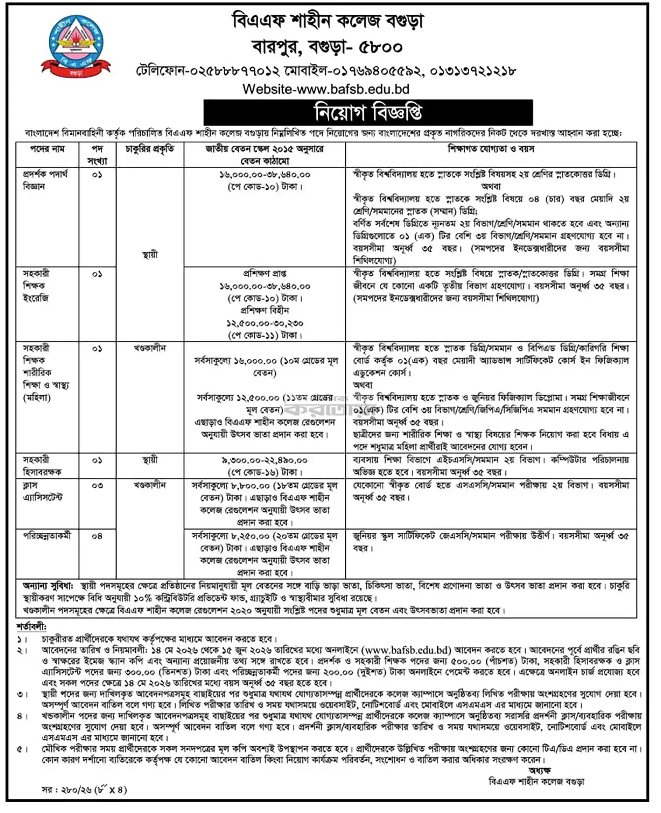 All School and College Job Opportunities 2026