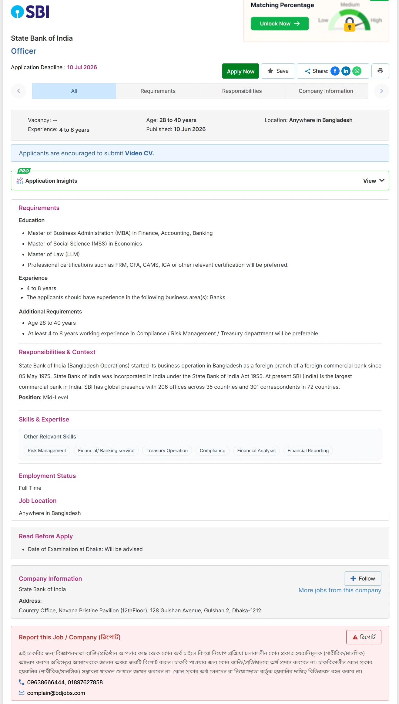 State Bank of India Job Opportunities 2026