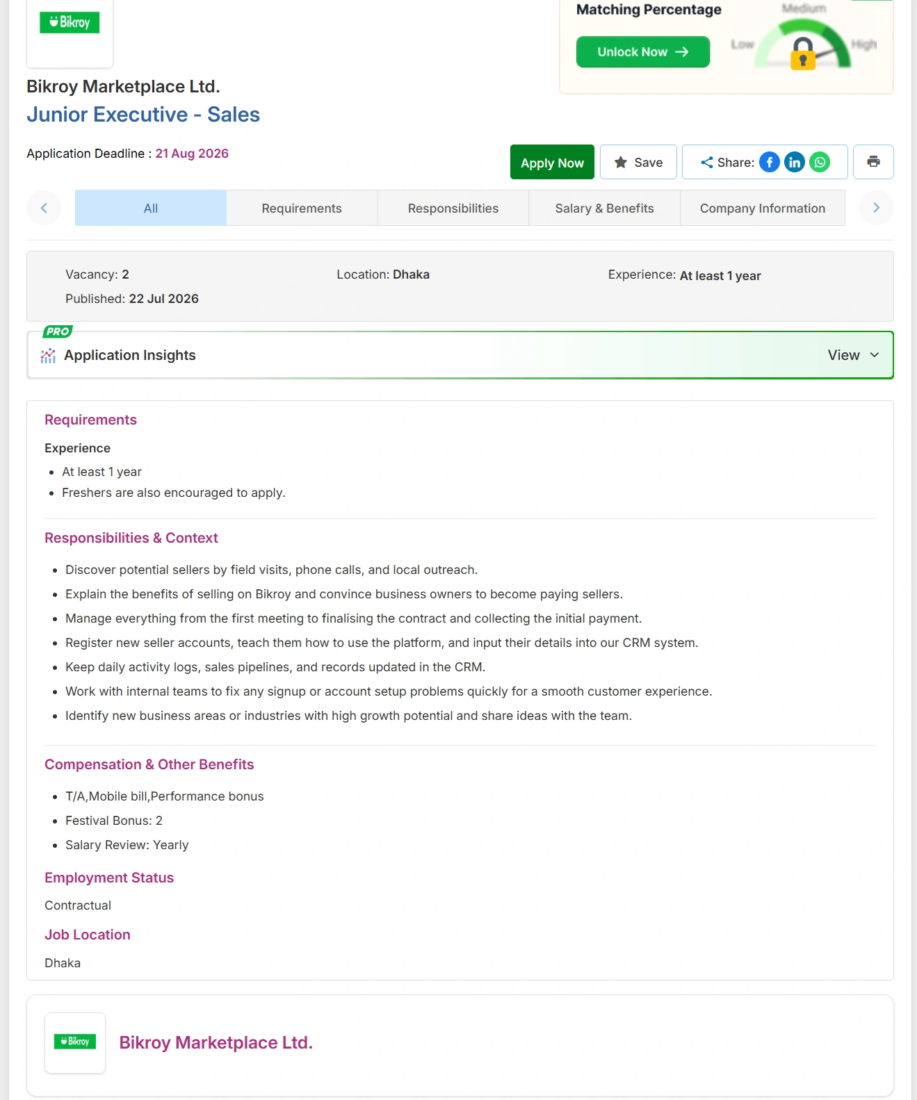 Bikroy Job Opportunities 2026