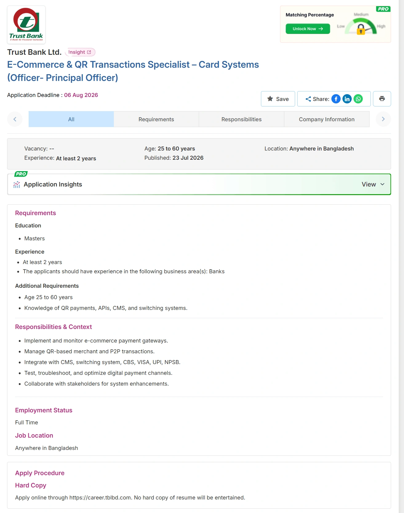 Trust Bank Job Opportunities 2026 