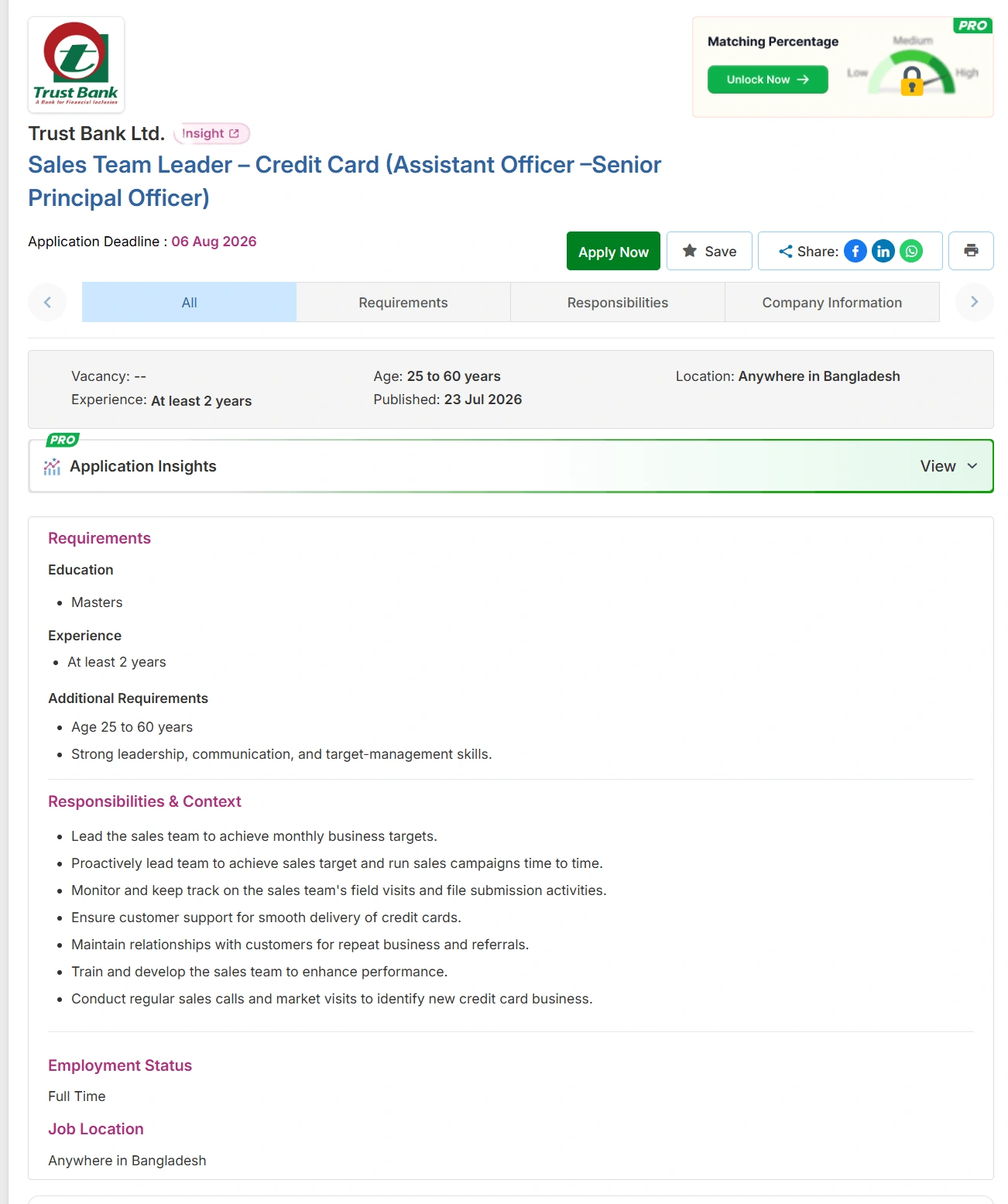 Trust Bank Job Opportunities 2026 