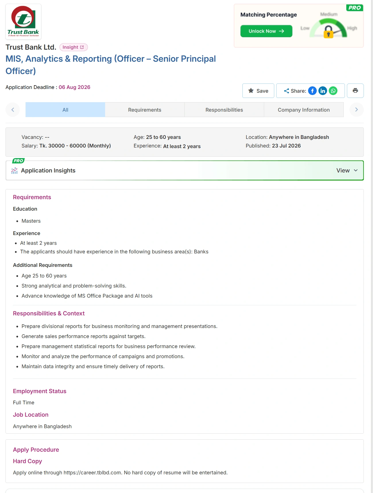 Trust Bank Job Opportunities 2026 
