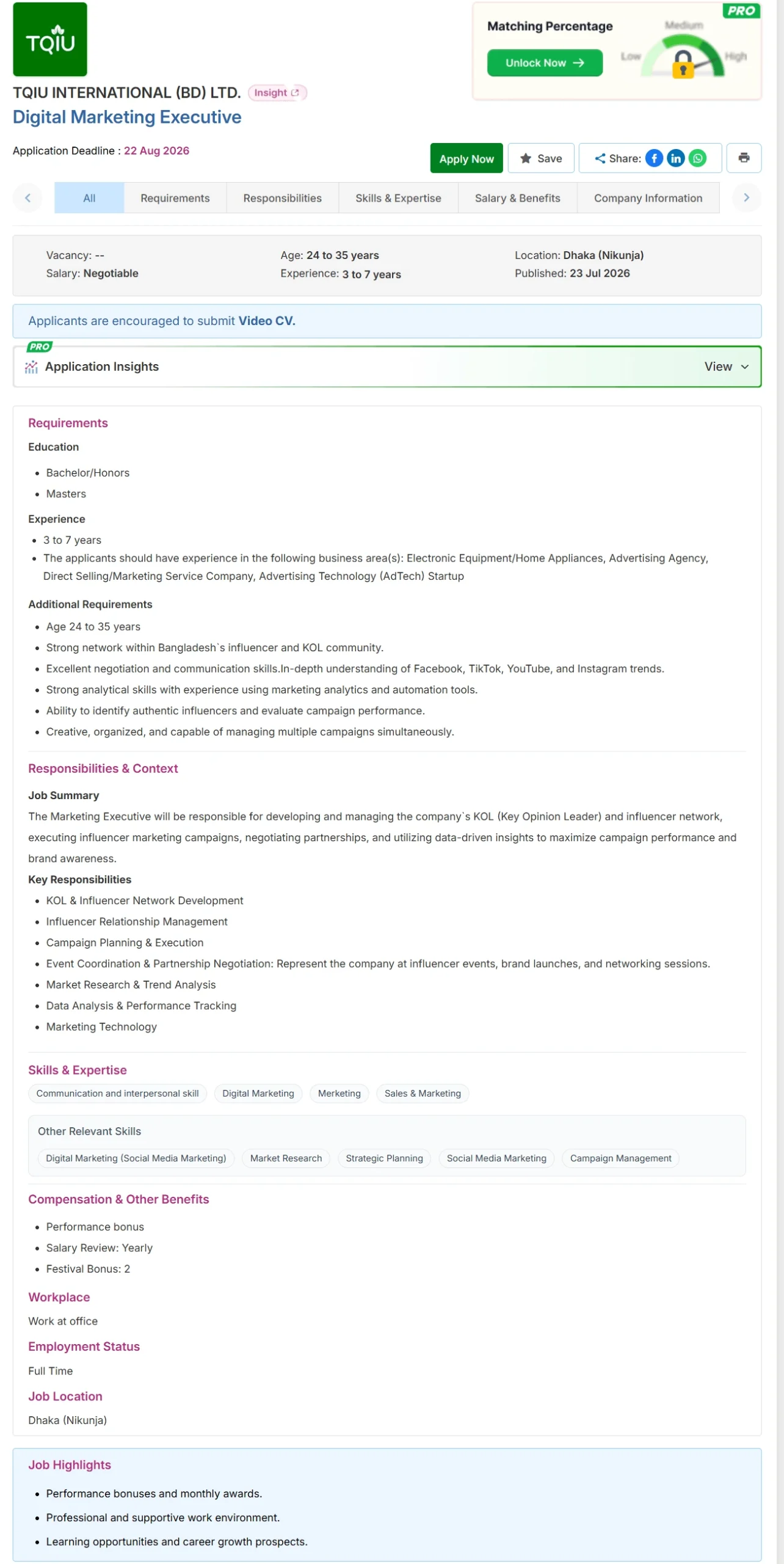 TQIU Job Opportunities 2026