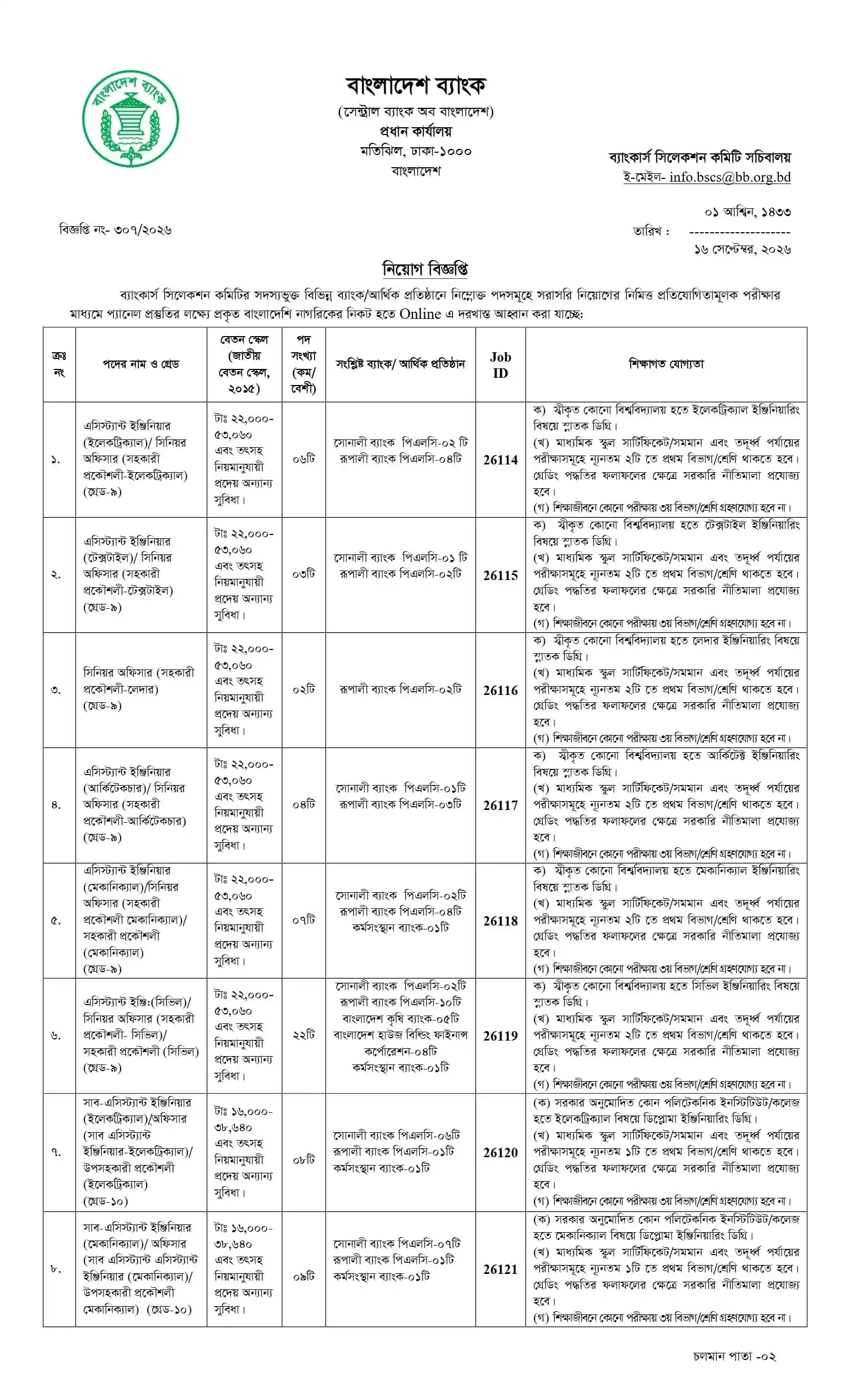 BB Job Opportunities 2026