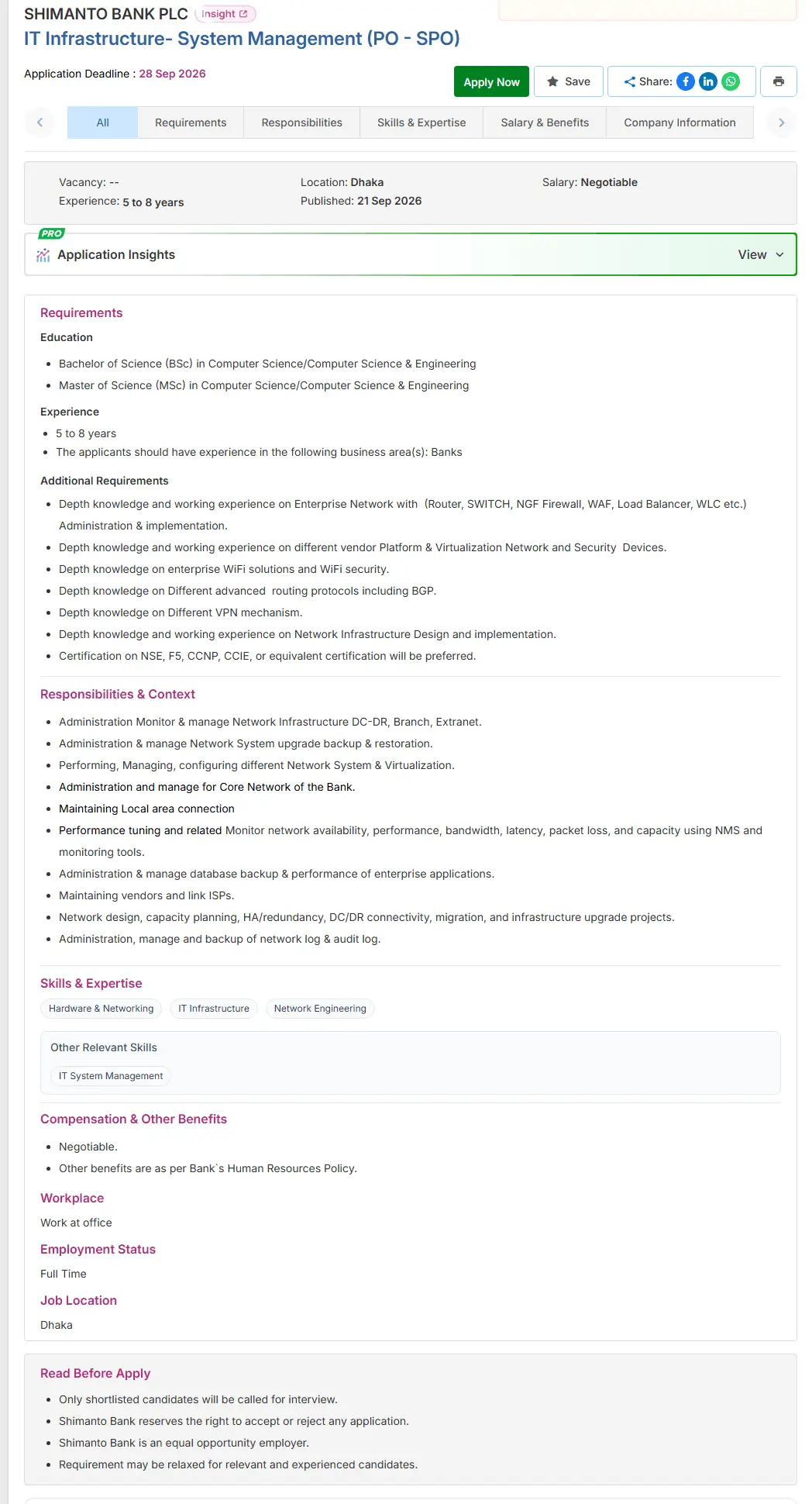 Shimanto Bank PLC Job Opportunities 2026