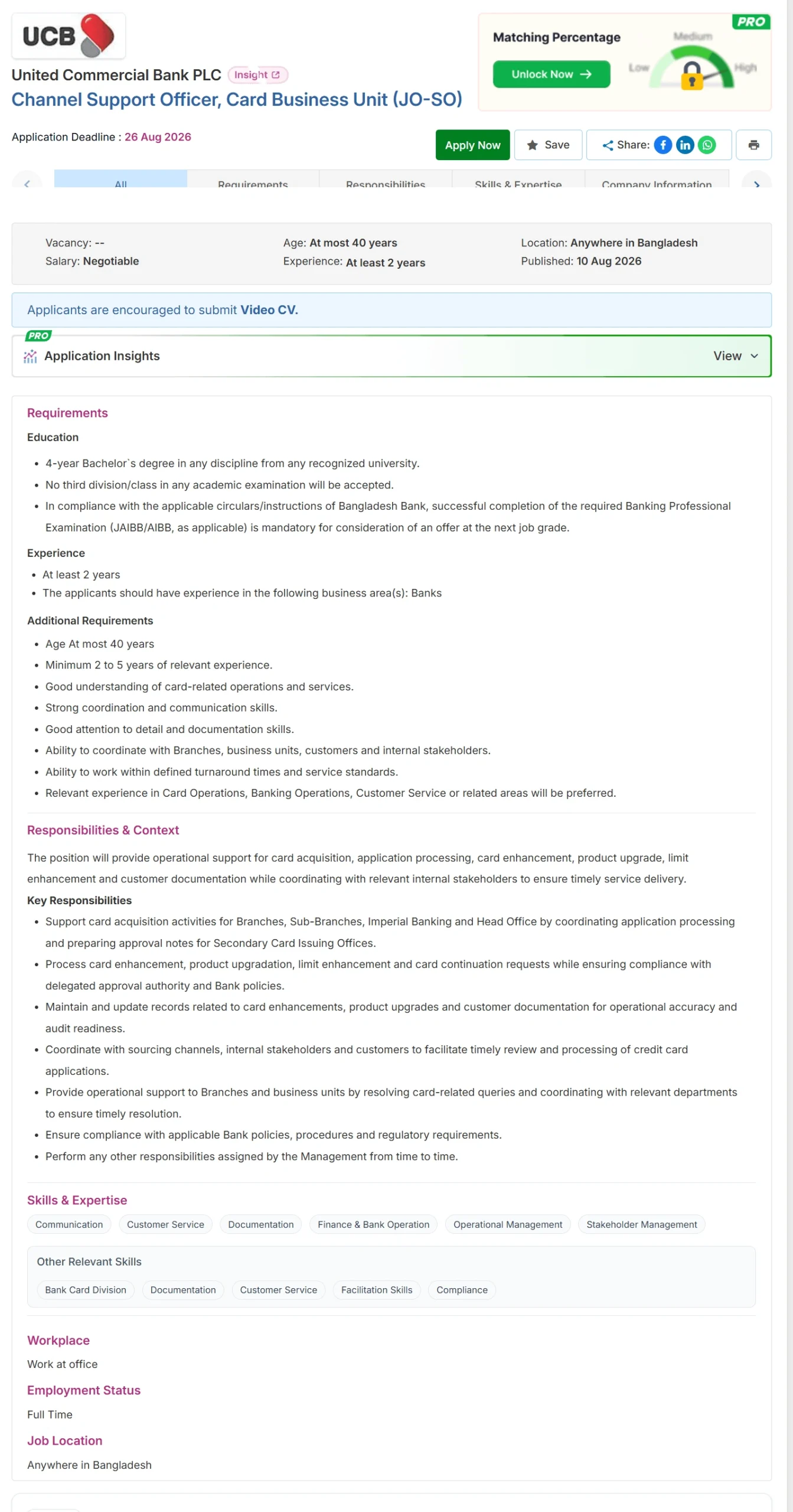 UCB PLC Job Opportunities 2026