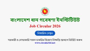 BRRI Job Opportunities 2026