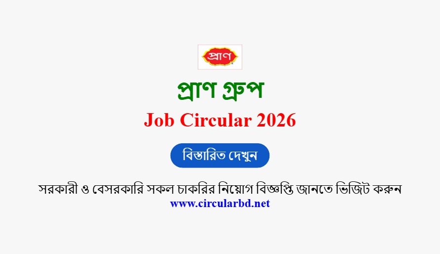 PRAN Group Job Opportunities 2026