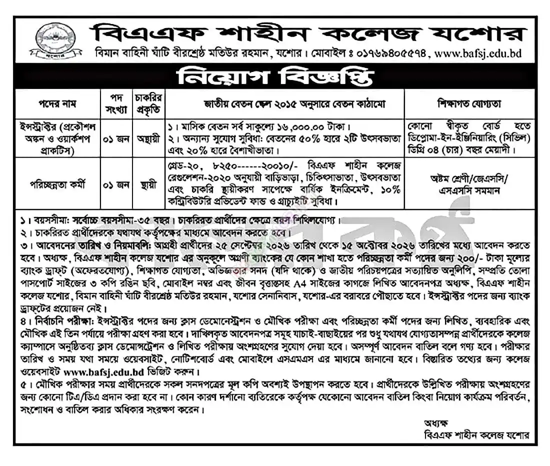 All School and College Job Opportunities 2026