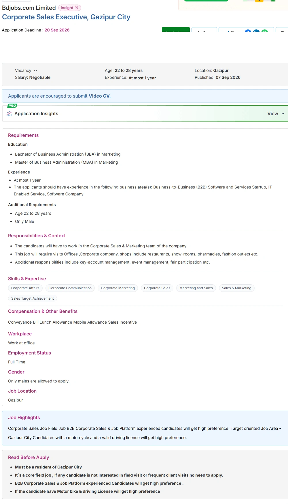 Bdjobscom Limited Job Opportunities 2026
