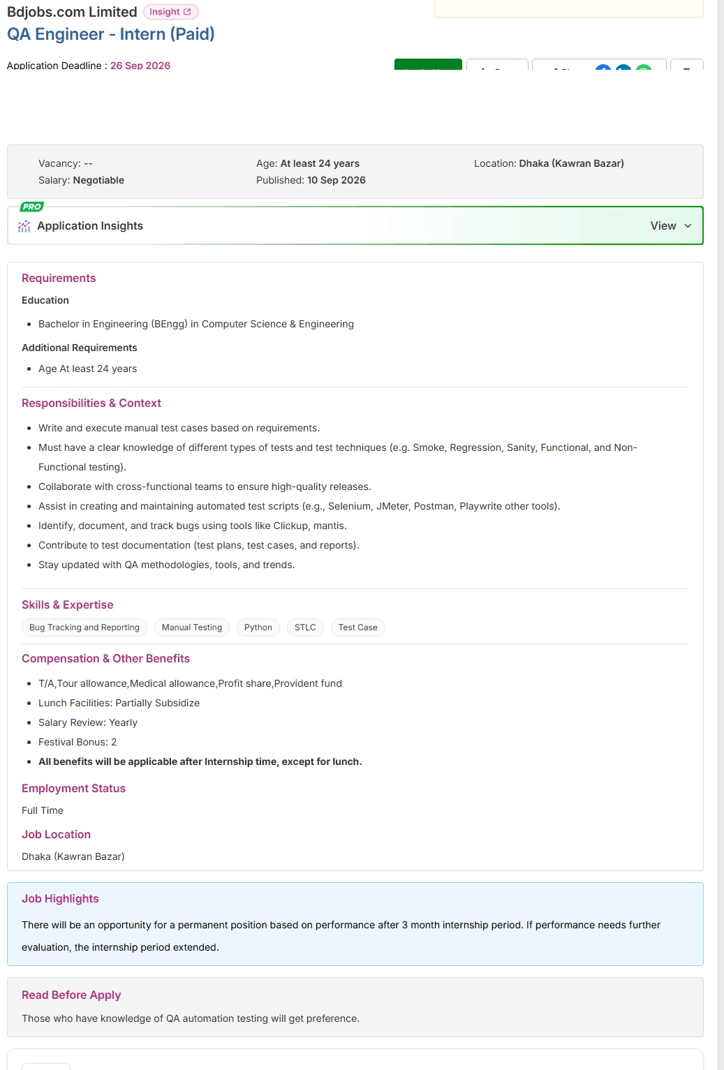  Bdjobscom Limited Job Opportunities 2026