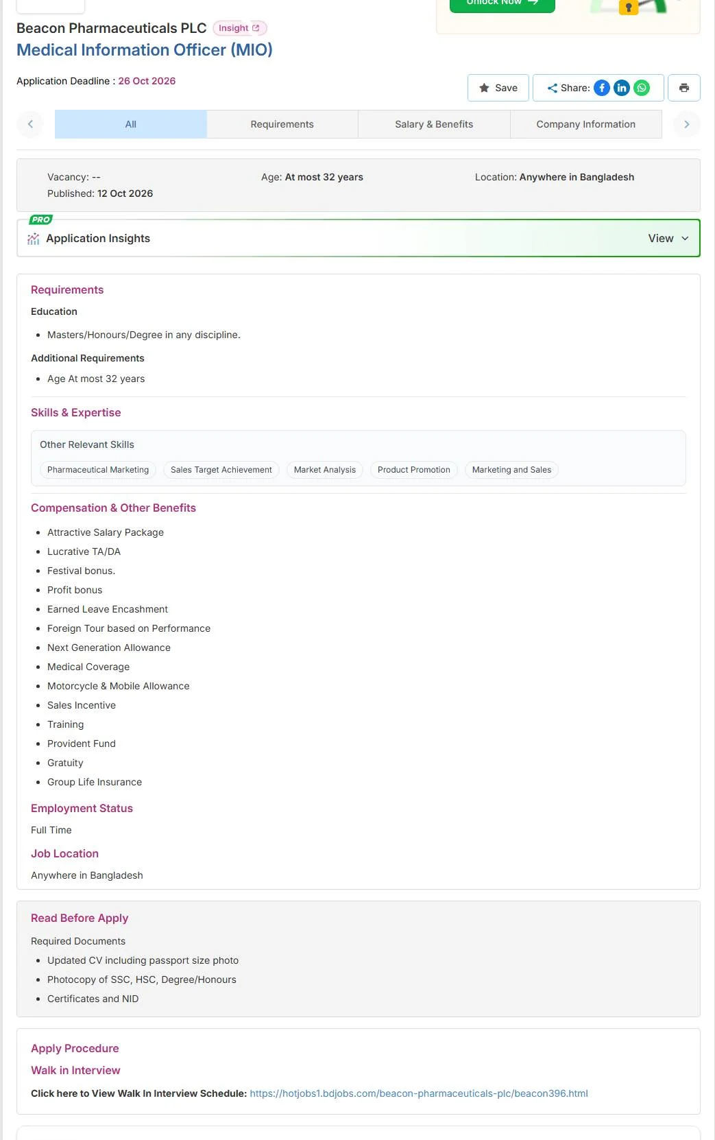 Beacon Pharmaceuticals Job Opportunities 2026
