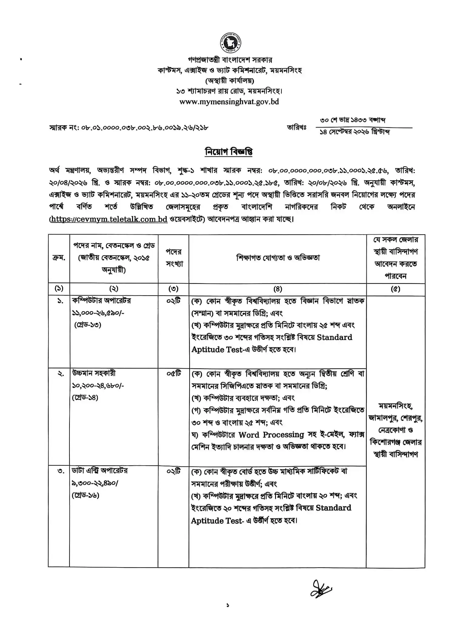 CEVMYM Job Opportunities 2026
