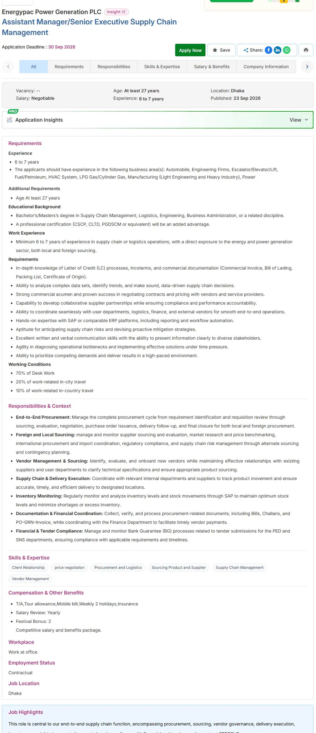 Energypac PLC Job Opportunities 2026