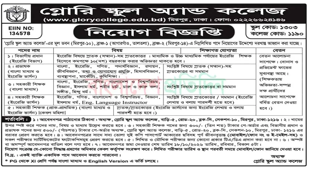 All School and College Job Opportunities 2026