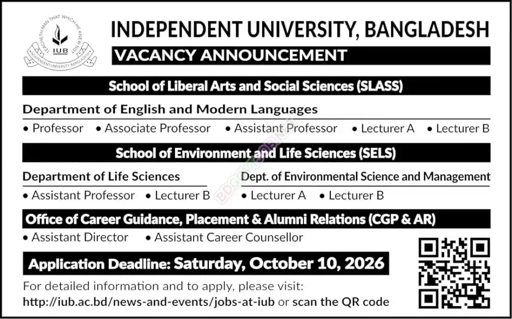  IUB Job Opportunities 2026
