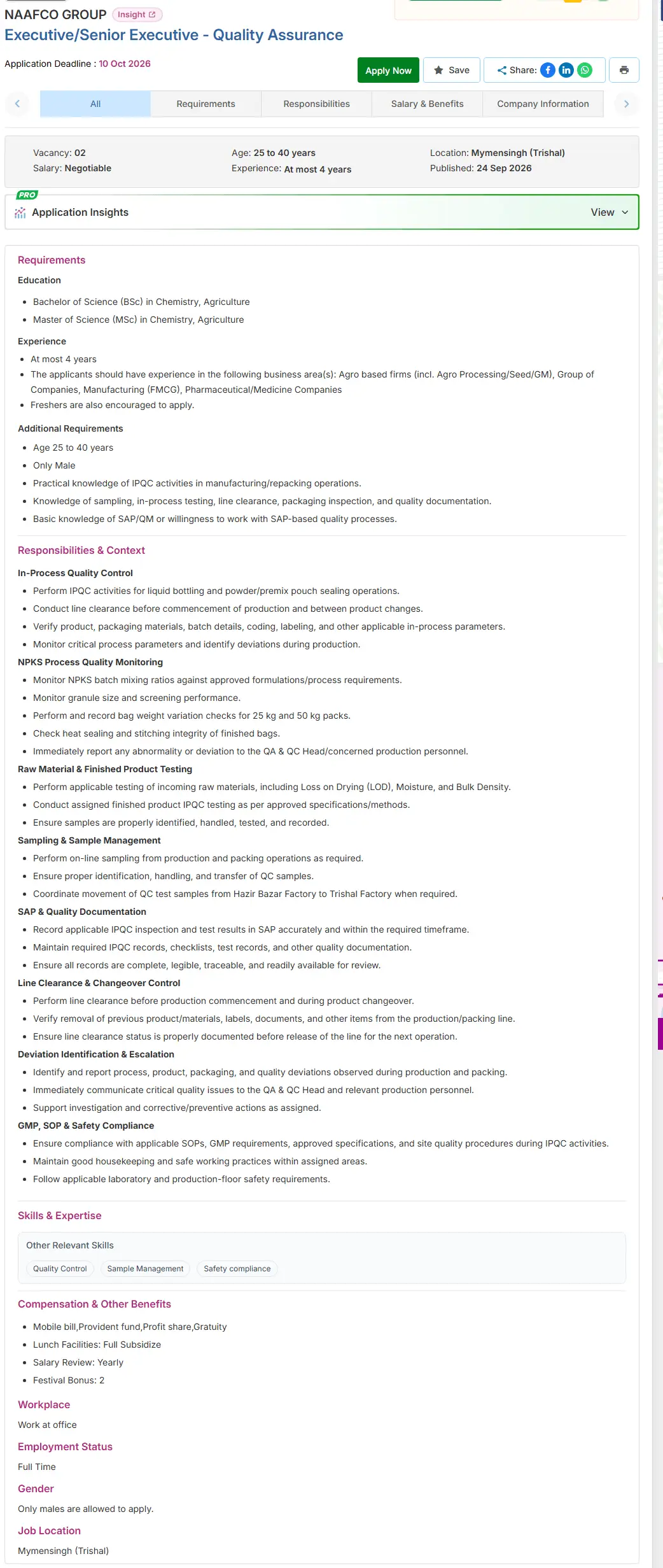 NAAFCO GROUP Job Opportunities 2026