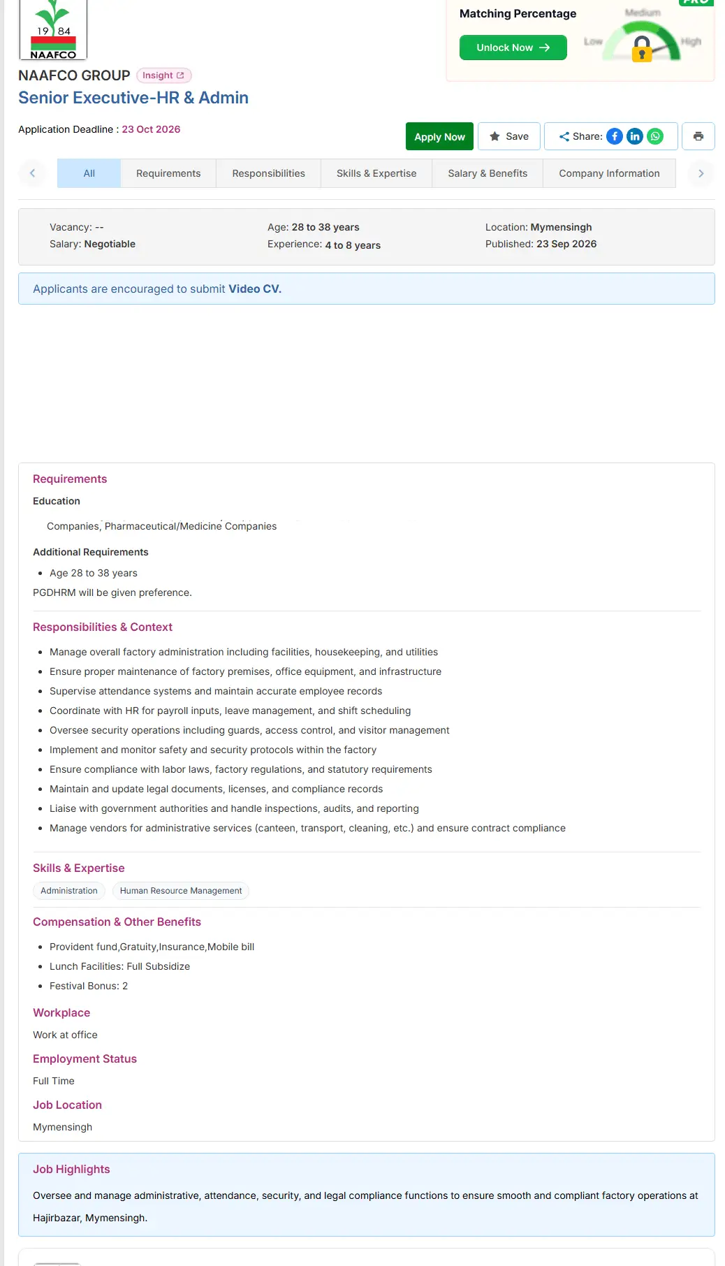  NAAFCO GROUP Job Opportunities 2026