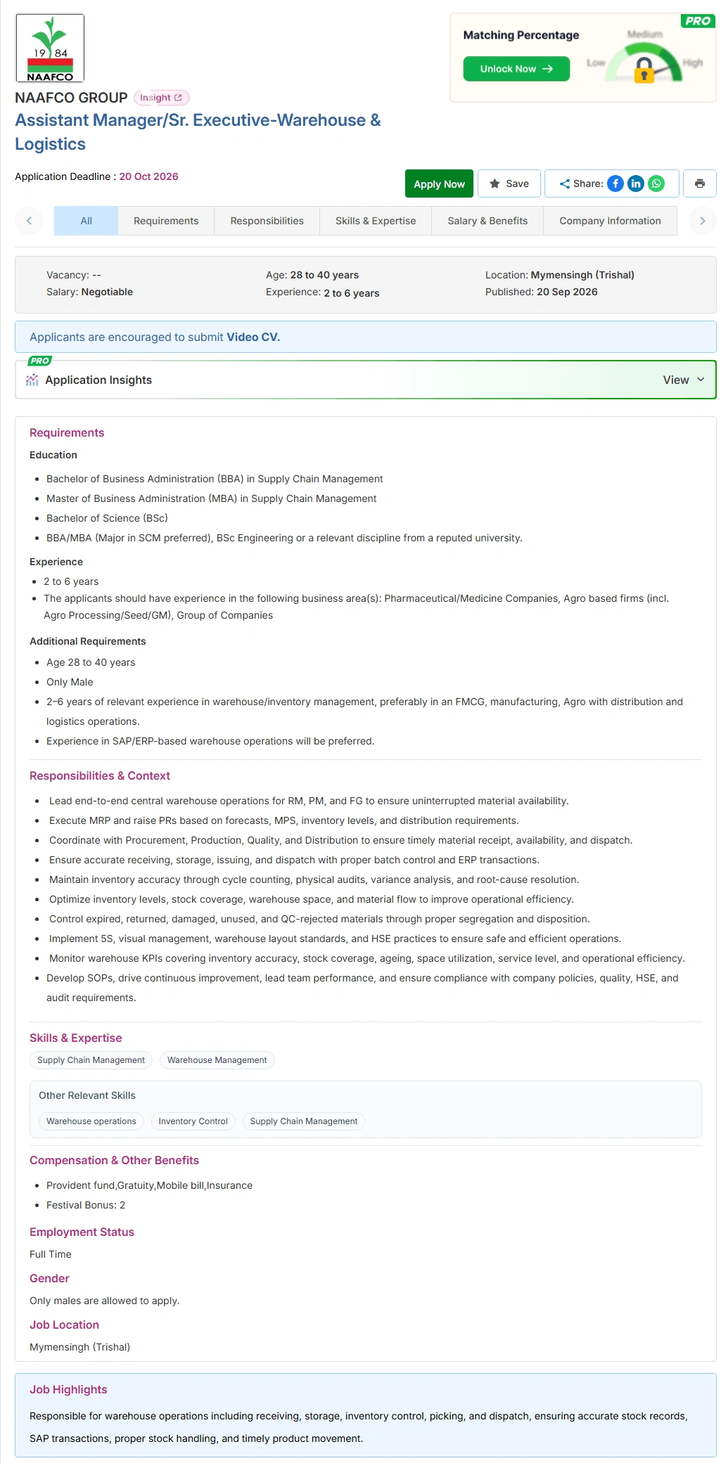 NAAFCO GROUP Job Opportunities 2026