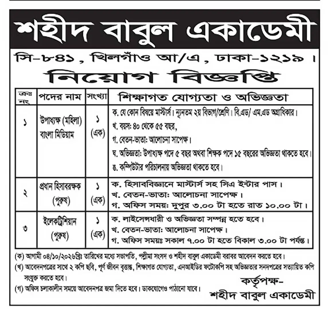 All School and College Job Opportunities 2026