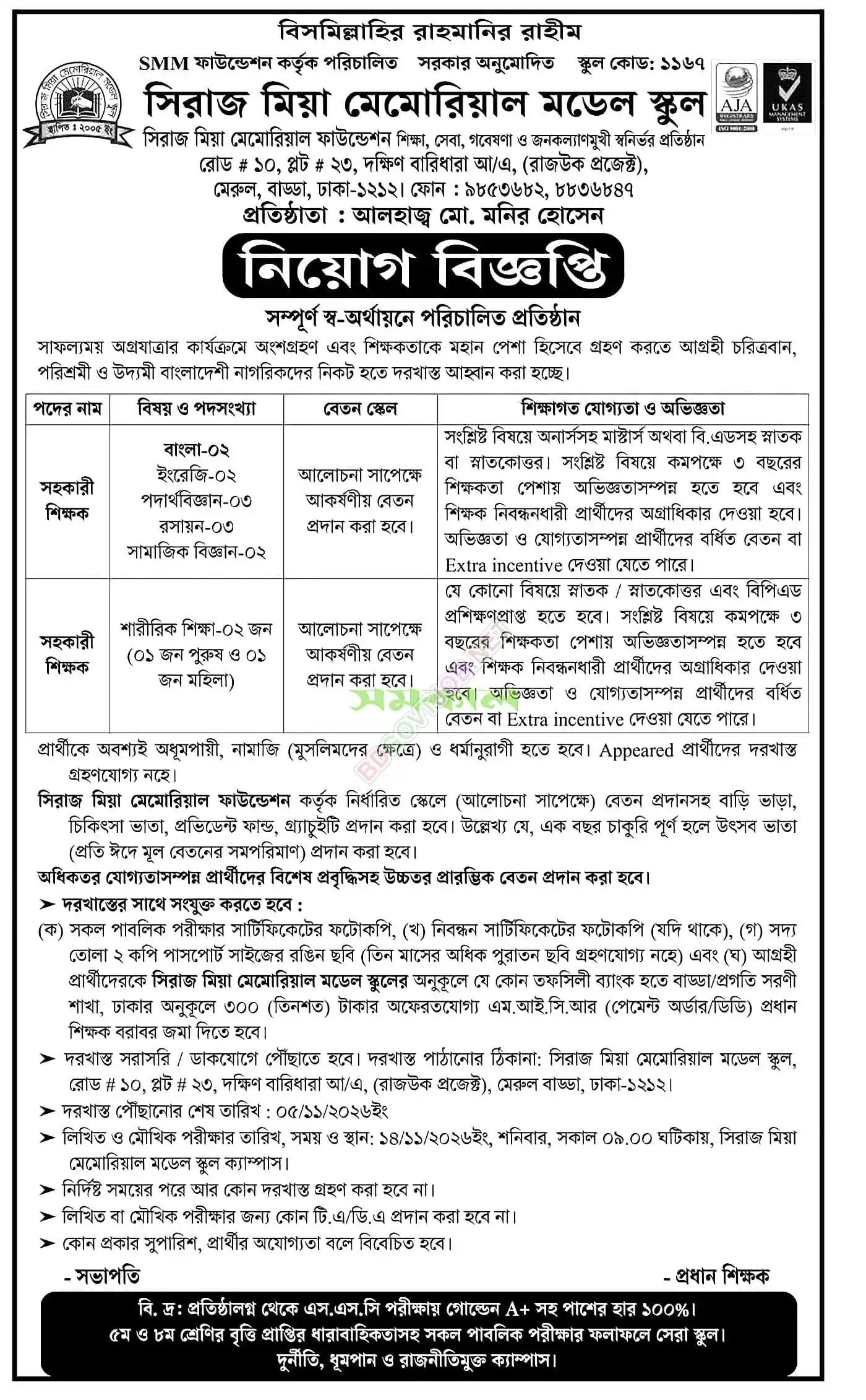 All School and College Job Opportunities 2026