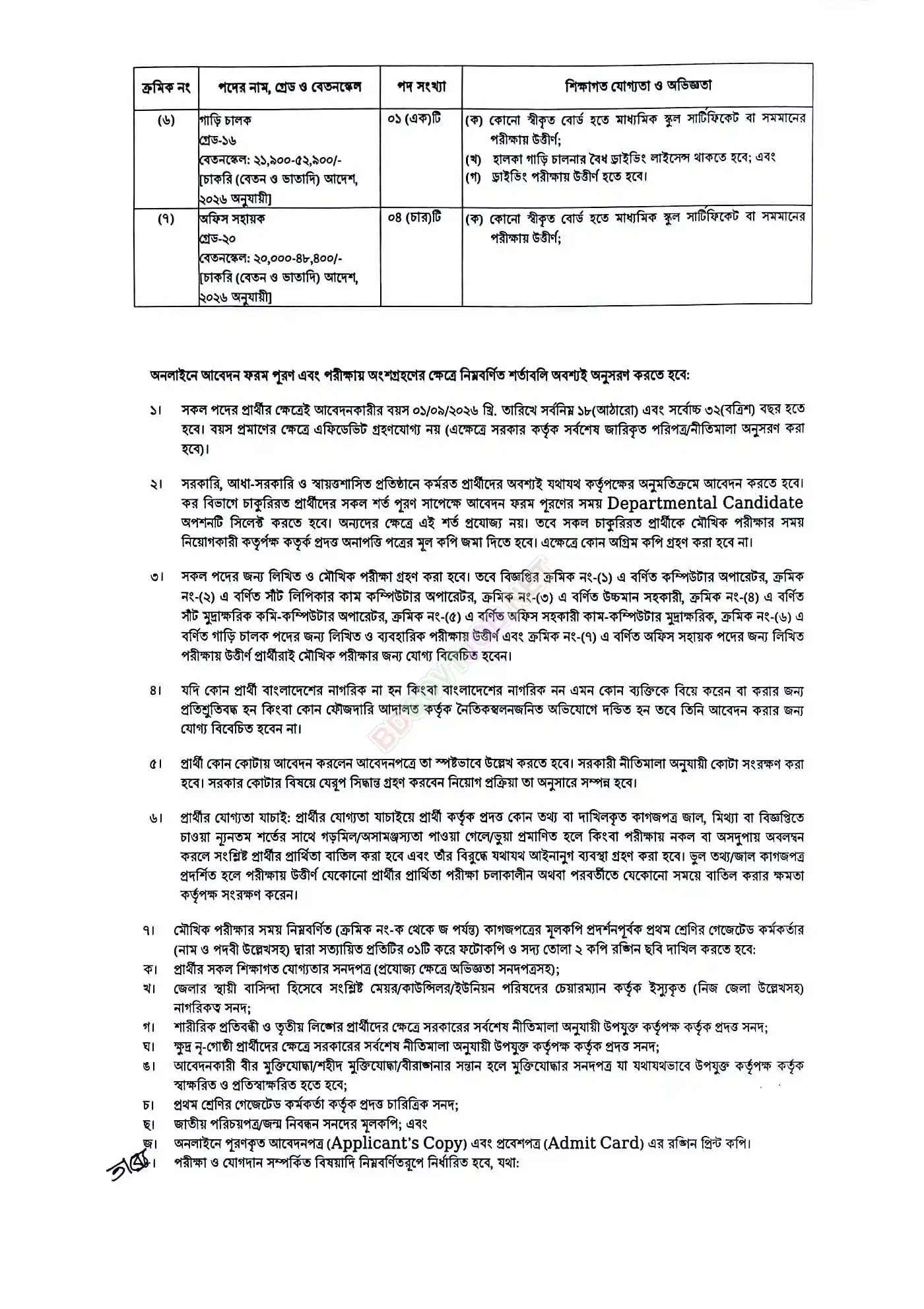 Dhaka Tax 1 Job Opportunities 2026