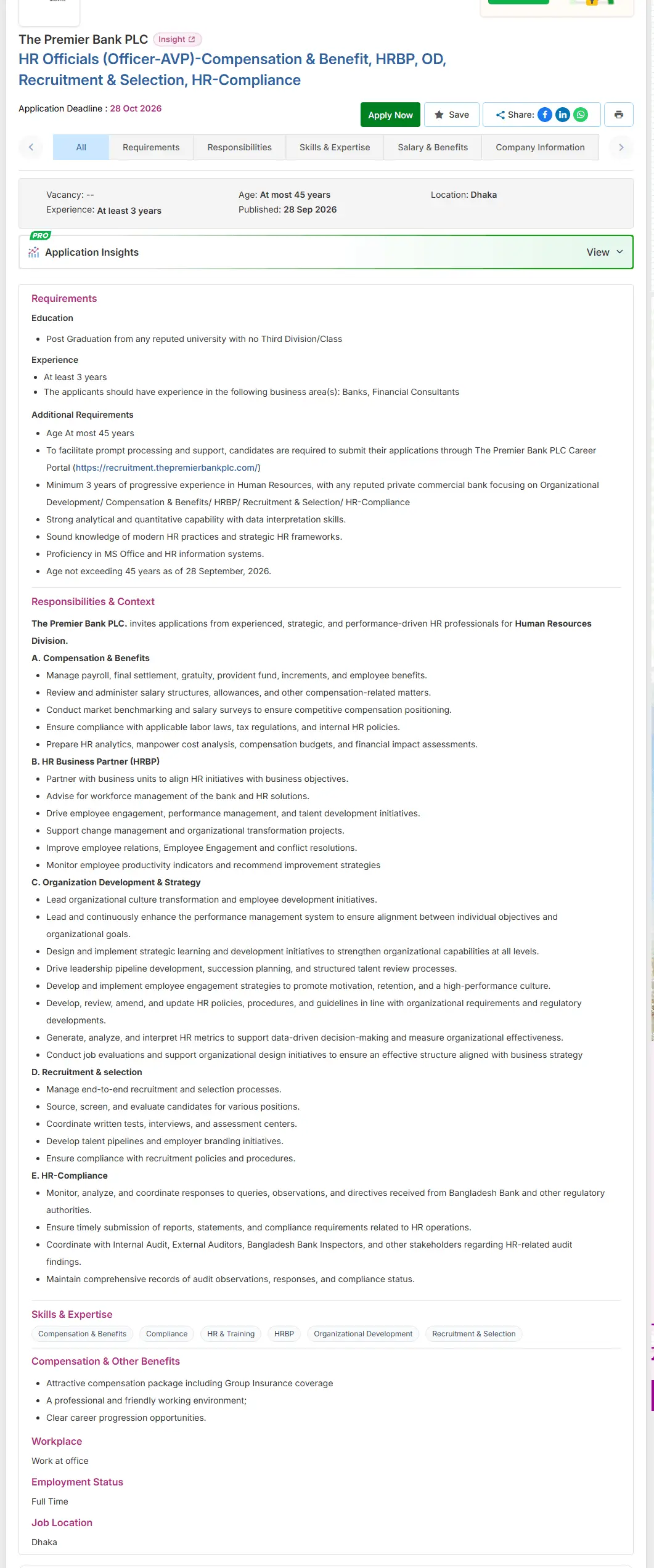 Premier Bank PLC Job Opportunities 2026