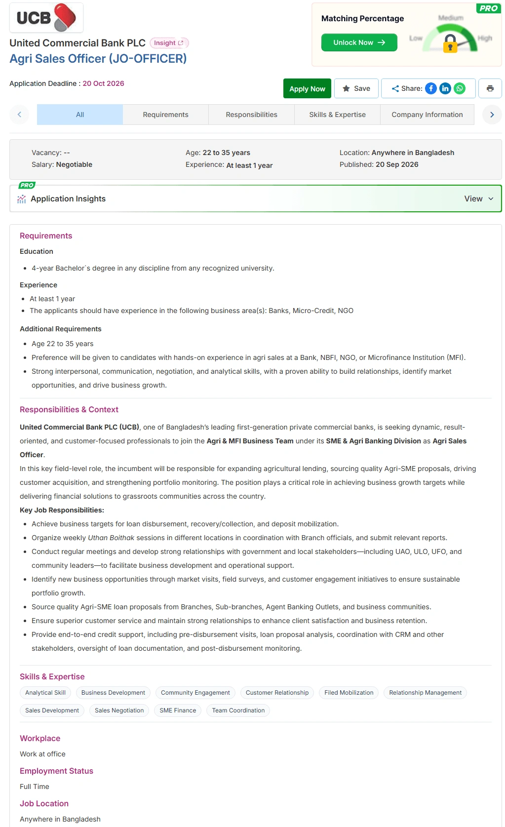 UCB PLC Job Opportunities 2026