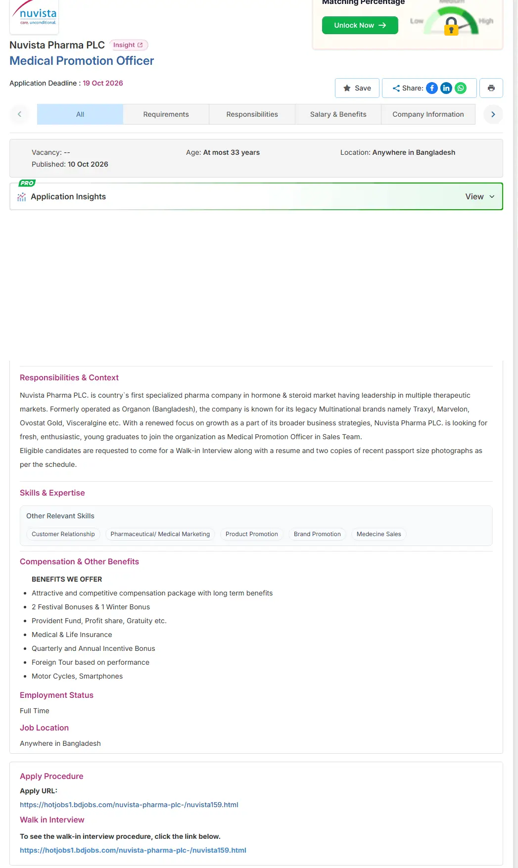 Nuvista Pharma Job Opportunities 2026